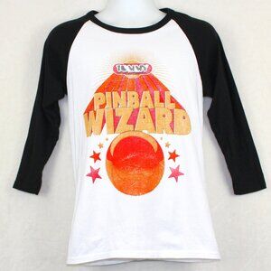 Vintage Rare The Who Tommy Pinball Wizard Baseball Style Shirt Womens Small